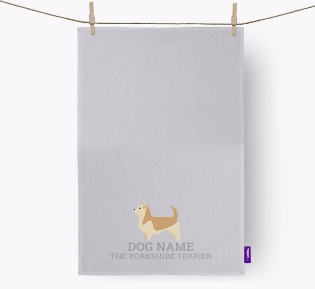 Personalized '{dogsName} The {breedFullName}' Dish Towel